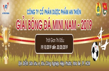 GIẢI BÓNG ĐÁ NAM CÔNG TY CỔ PHẦN DƯỢC PHẨM AN THIÊN NĂM 2019