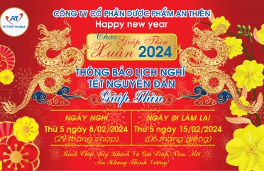 THÔNG BÁO NGHỈ TẾT ÂM LỊCH NĂM 2024