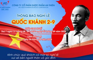 THÔNG BÁO NGHỈ LỄ  QUỐC KHÁNH 02/09/2024