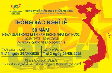 THÔNG BÁO NGHỈ LỄ 30/04 - 01/05/2025