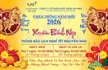 THÔNG BÁO NGHỈ TẾT NGUYÊN ĐÁN  XUÂN BÍNH NGỌ NĂM 2026